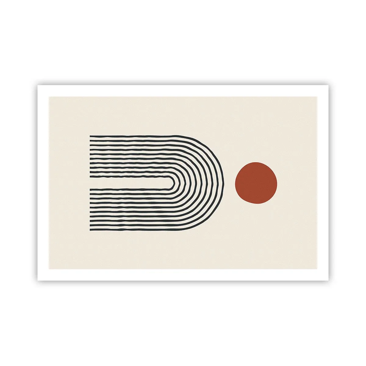 Plakat - Magnetisme af former og farver - 91x61 cm