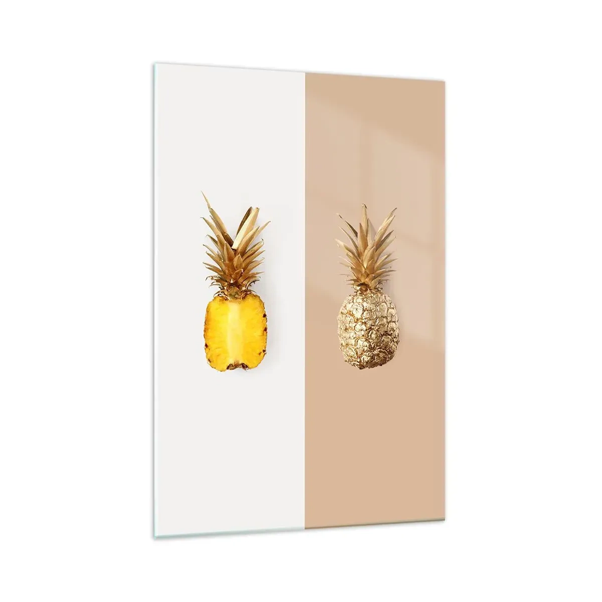 Billede på glas - Ananas til os - 70x100 cm