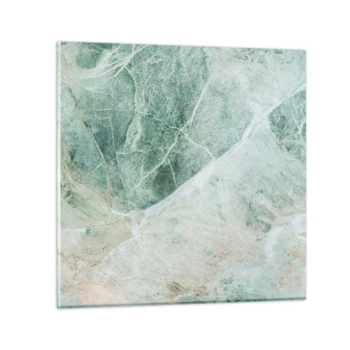 Billede på glas - Den ædle kølighed af sten - 70x70 cm