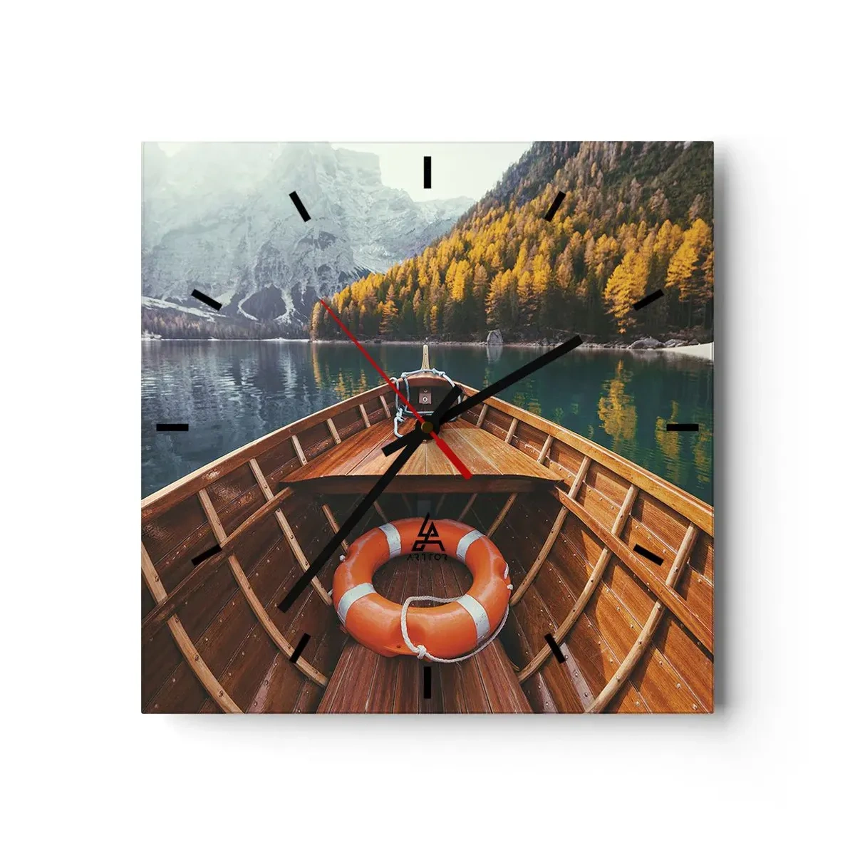 Vægur, Uret - Bjergtur - 30x30 cm