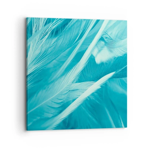 Lærredstryk - Billede på lærred - At drukne i fluff - 70x70 cm