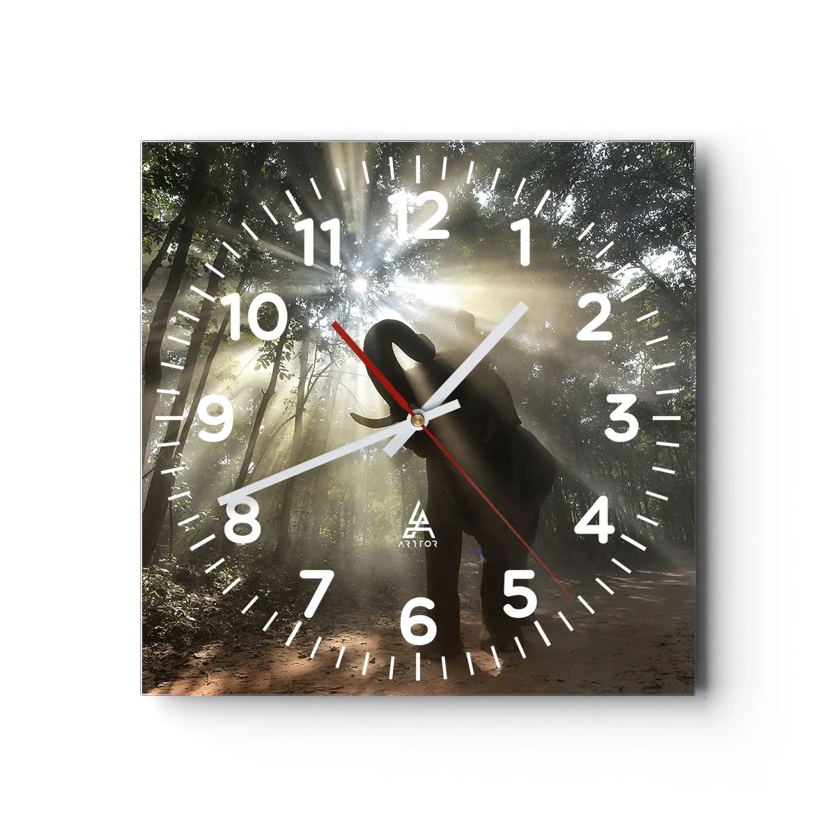 Vægur, Uret - Under en lykkelig stjerne - 40x40 cm