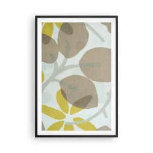 Plakat i sort ramme - Komposition i solskinnet - 61x91 cm