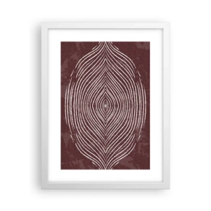 Plakat i hvid ramme - Rummet taler - 30x40 cm