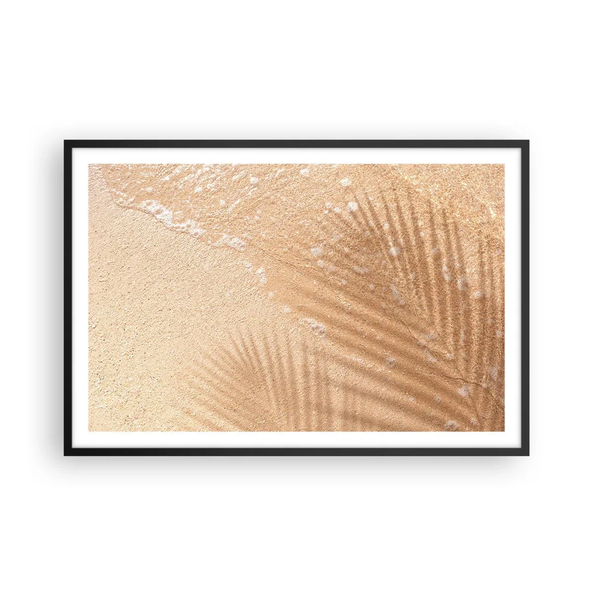 Plakat i sort ramme - Skyggen af en varm sommer - 91x61 cm
