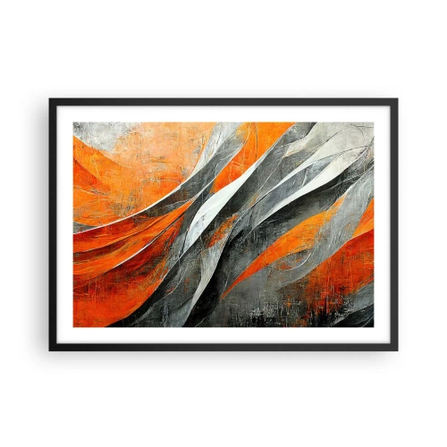 Plakat i sort ramme - Varme og kulde - 70x50 cm