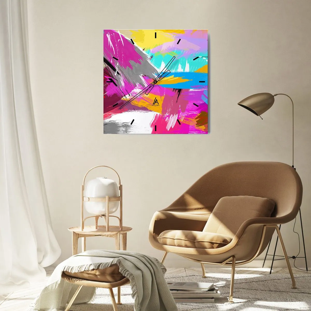 Vægur, Uret - Strejf, strejf, strejf endnu engang - 30x30 cm