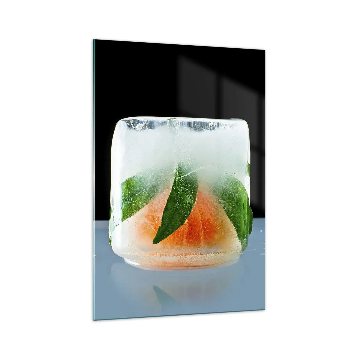 Billede på glas - Frisk og kølig - 70x100 cm
