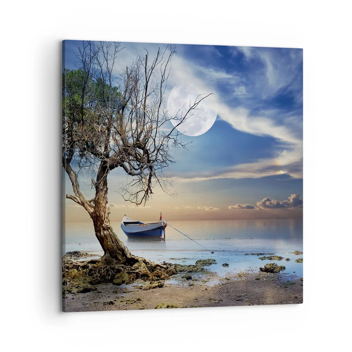 Lærredstryk - Billede på lærred - Er dette enden eller begyndelsen? - 50x50 cm