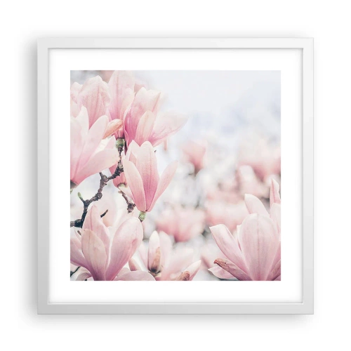 Plakat i hvid ramme - Idealet om subtilitet - 40x40 cm