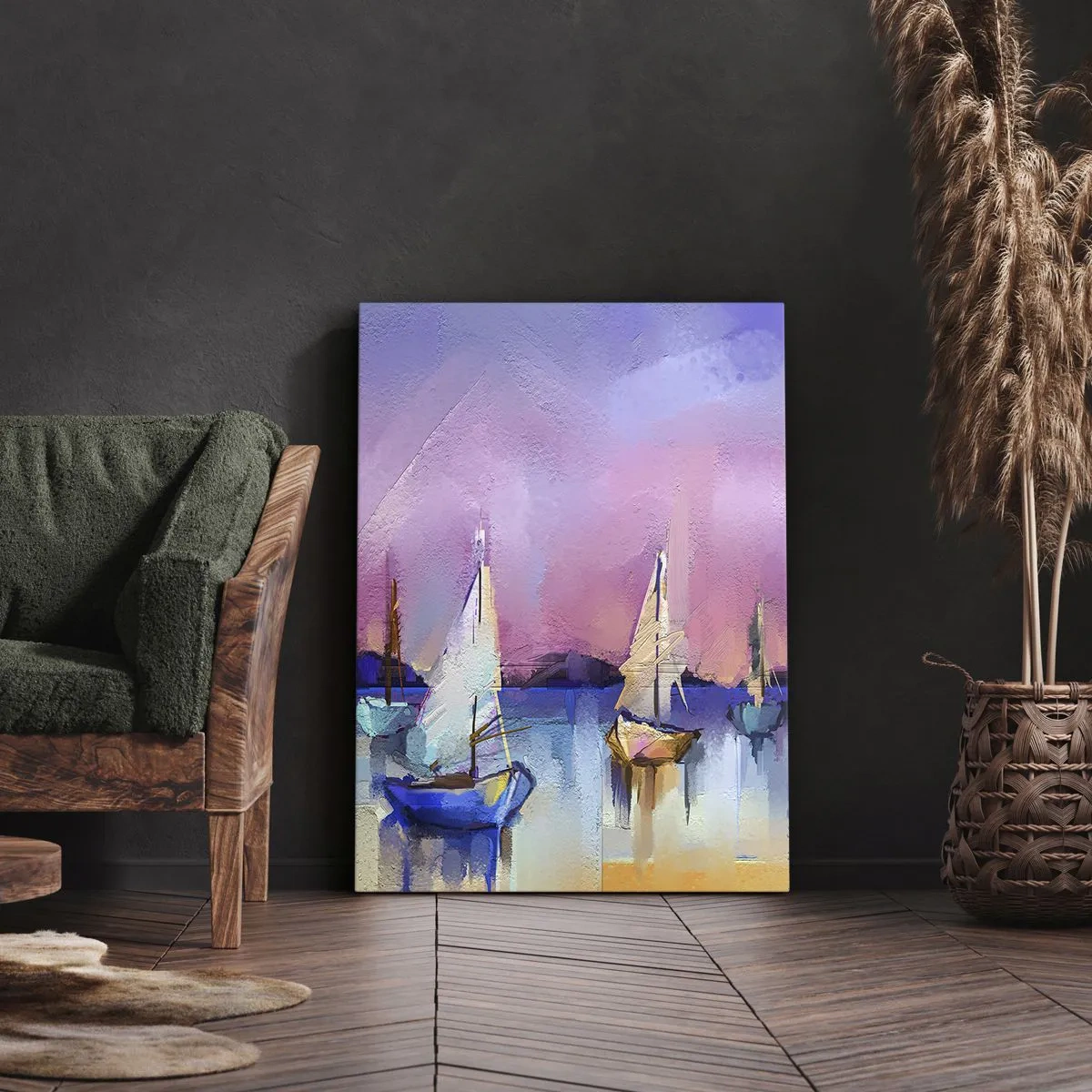 Lærredstryk - Billede på lærred - Retning: brede farvande - 70x100 cm