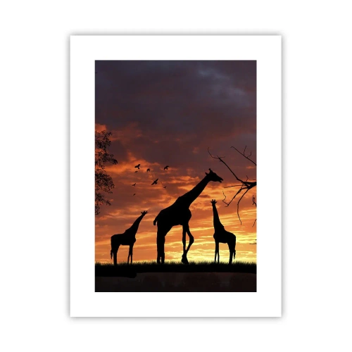 Plakat - En lille middag med dem, du holder af - 30x40 cm