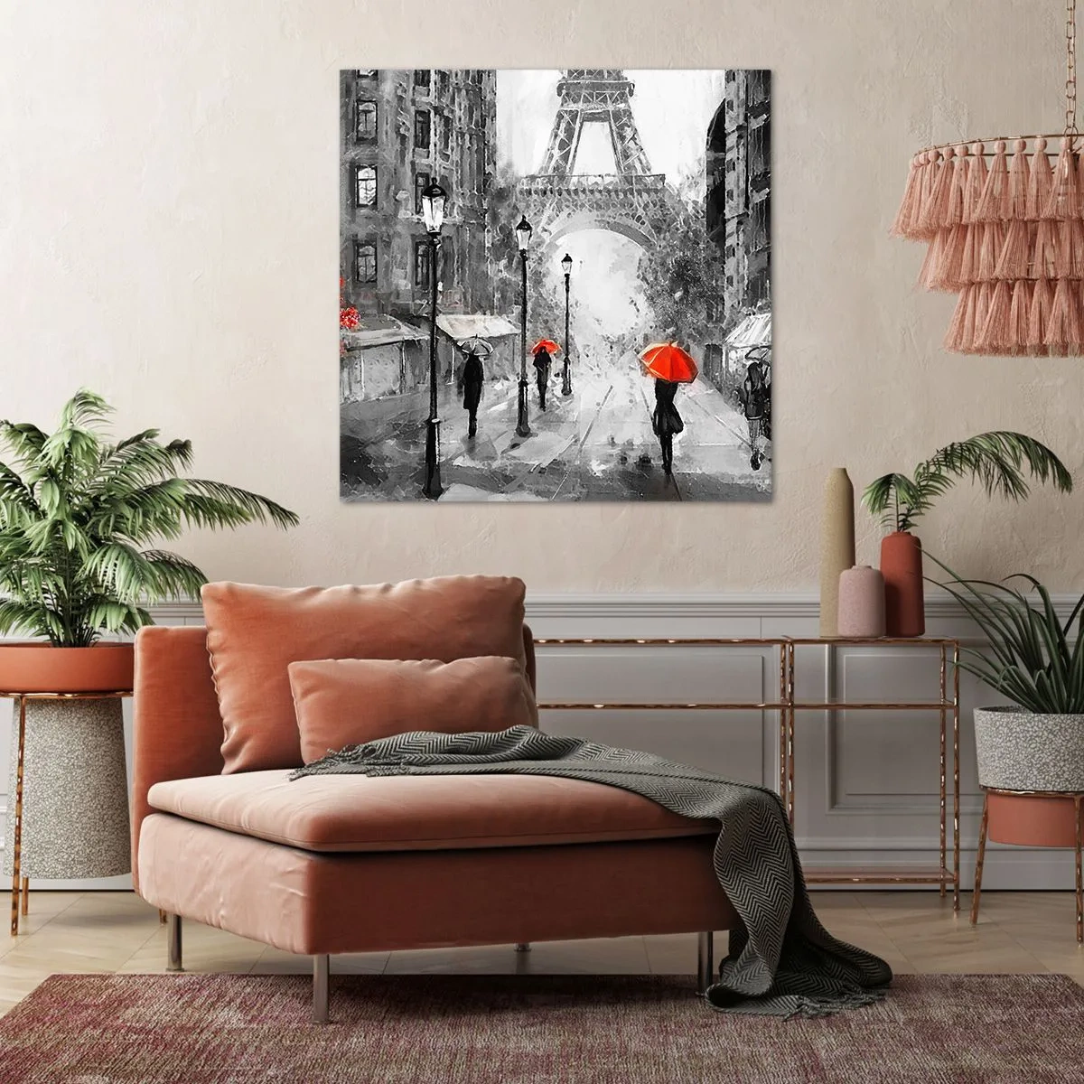 Lærredstryk - Billede på lærred - Alle veje fører til den - 60x60 cm