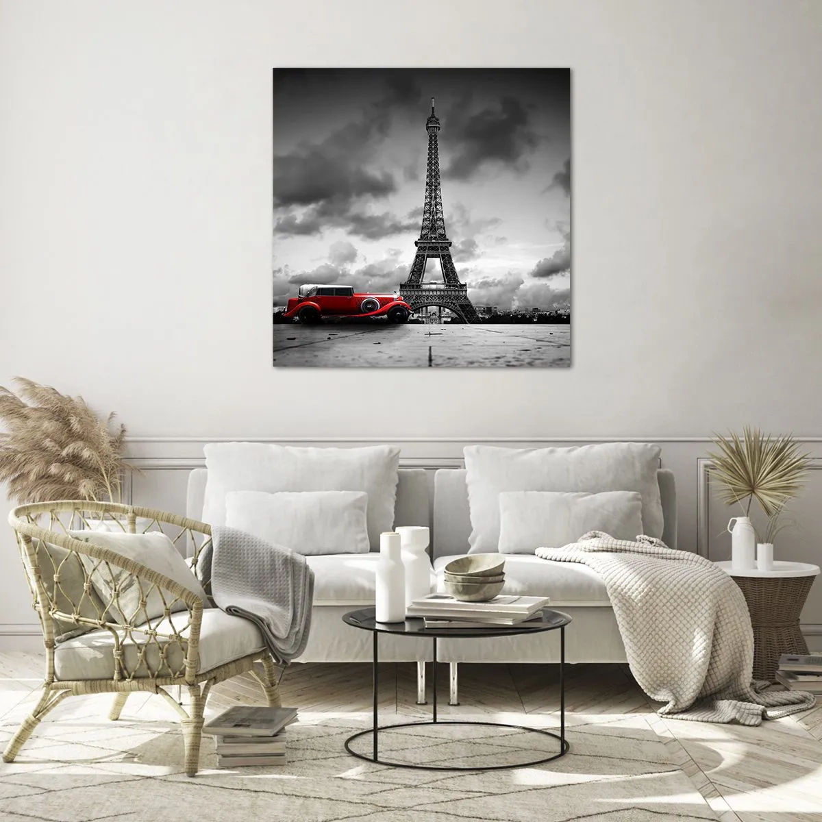 Billede på glas - For ikke så længe siden i Paris - 50x50 cm