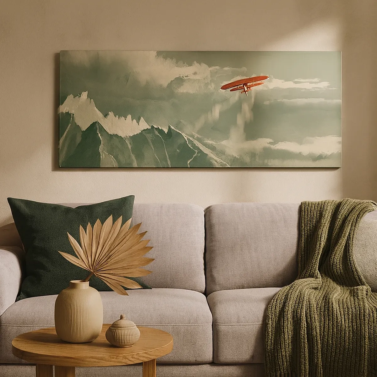 Lærredstryk - Billede på lærred - Frygtløs pioner - 30x30 cm