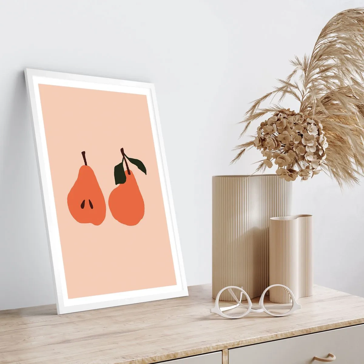 Plakat i hvid ramme - Sødmen selv - 70x100 cm