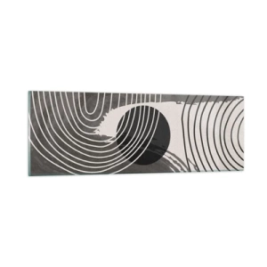 Billede på glas - Oval vinder - 90x30 cm