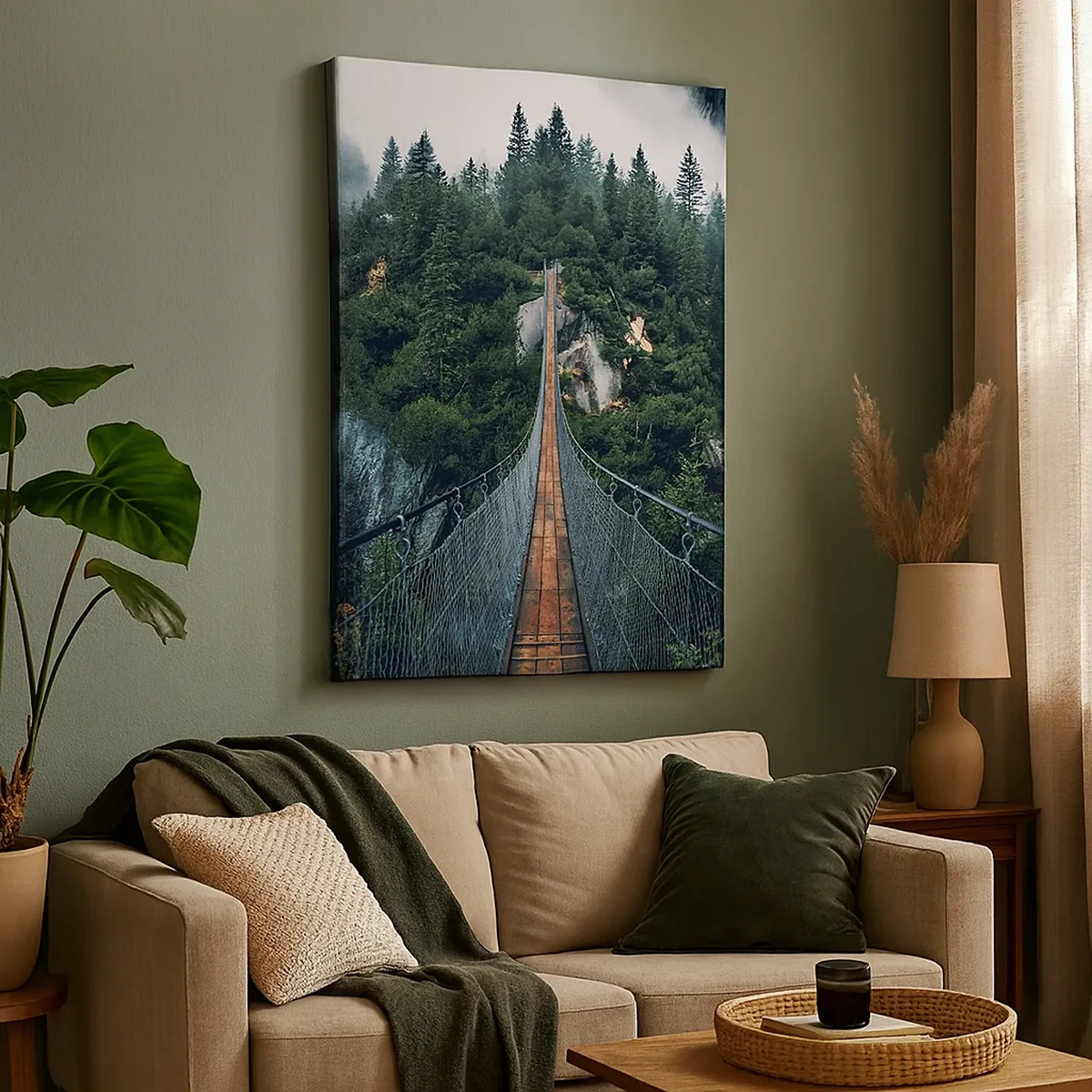 Lærredstryk - Billede på lærred - Kun for ørne - 50x70 cm