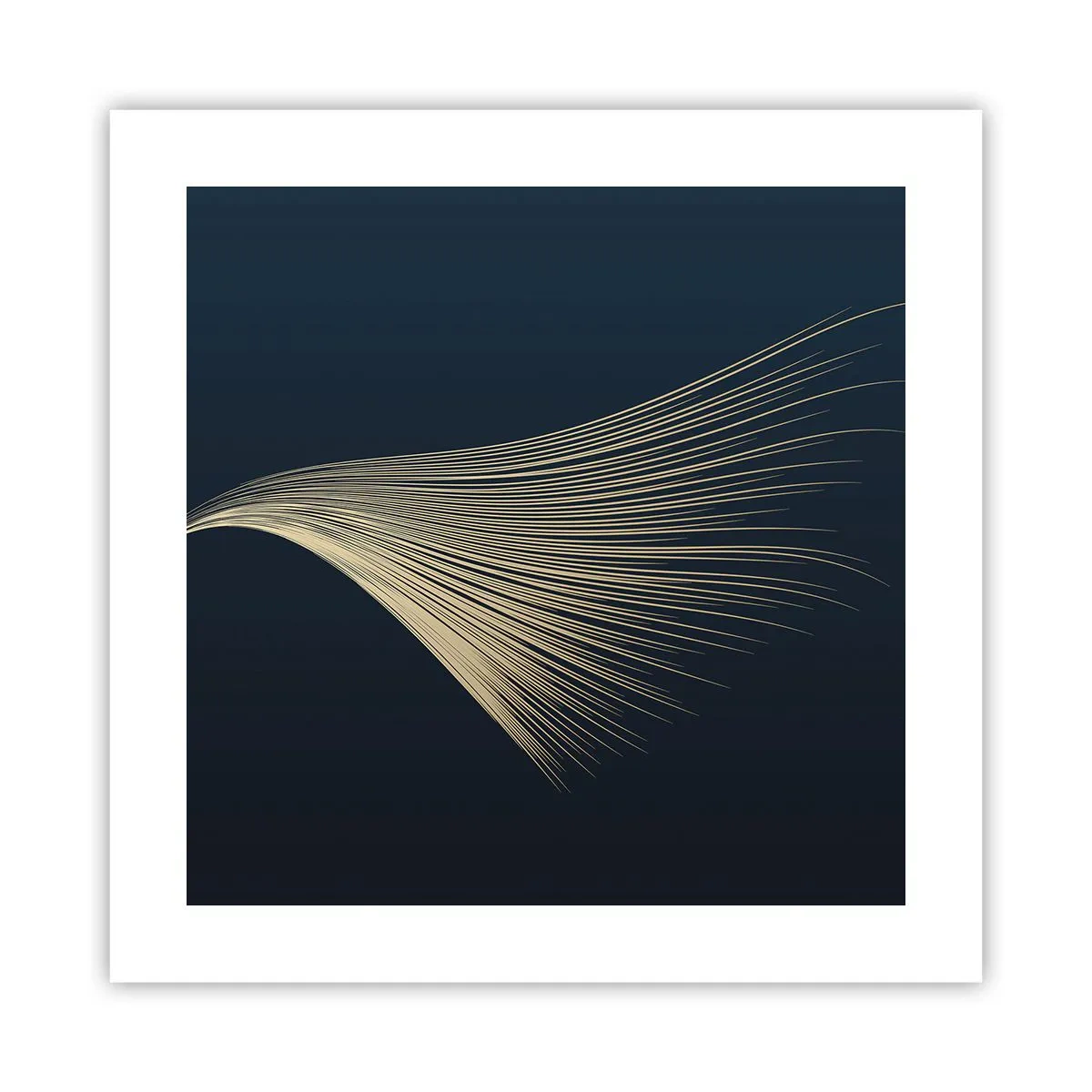 Plakat - Som en engels hår - 40x40 cm