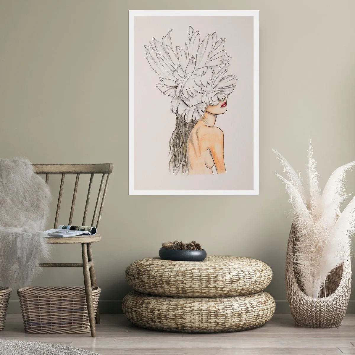 Plakat - Skønhed kronet - 50x70 cm