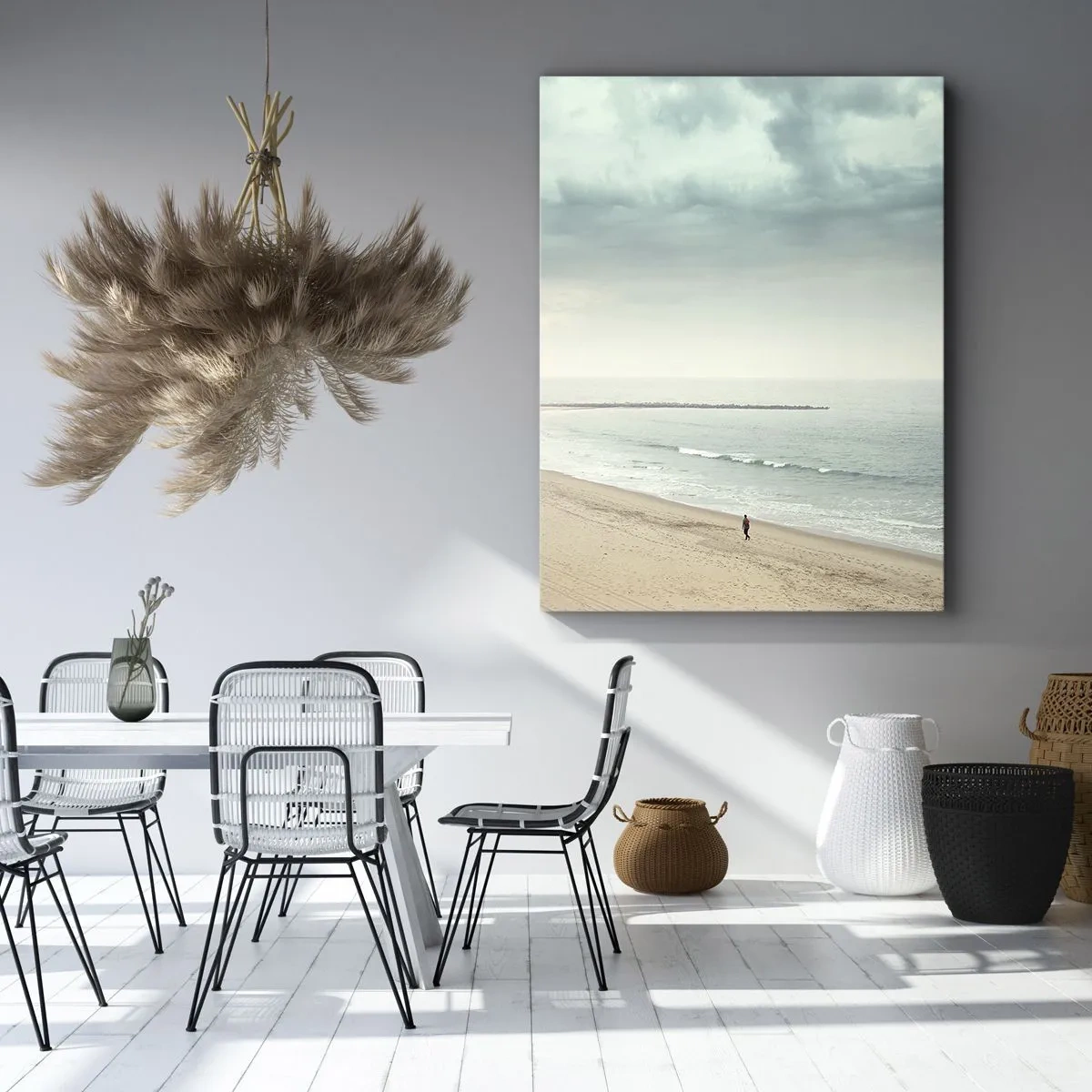 Lærredstryk - Billede på lærred - På jagt efter fred - 50x70 cm