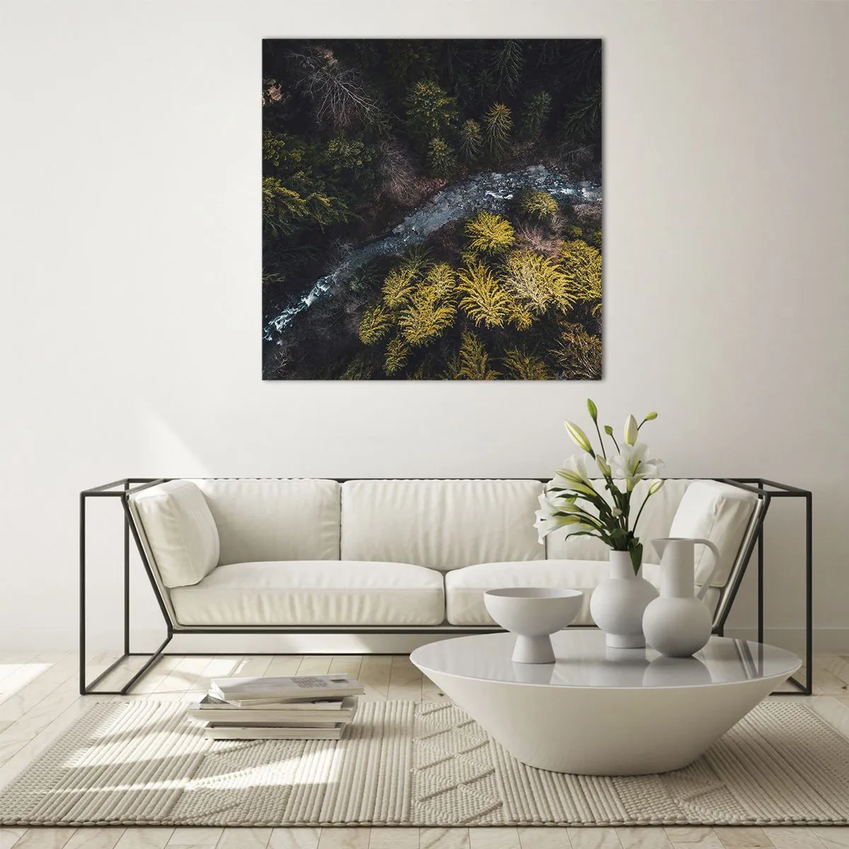 Billede på glas - Hurtigt, stadig hurtigere - 30x30 cm