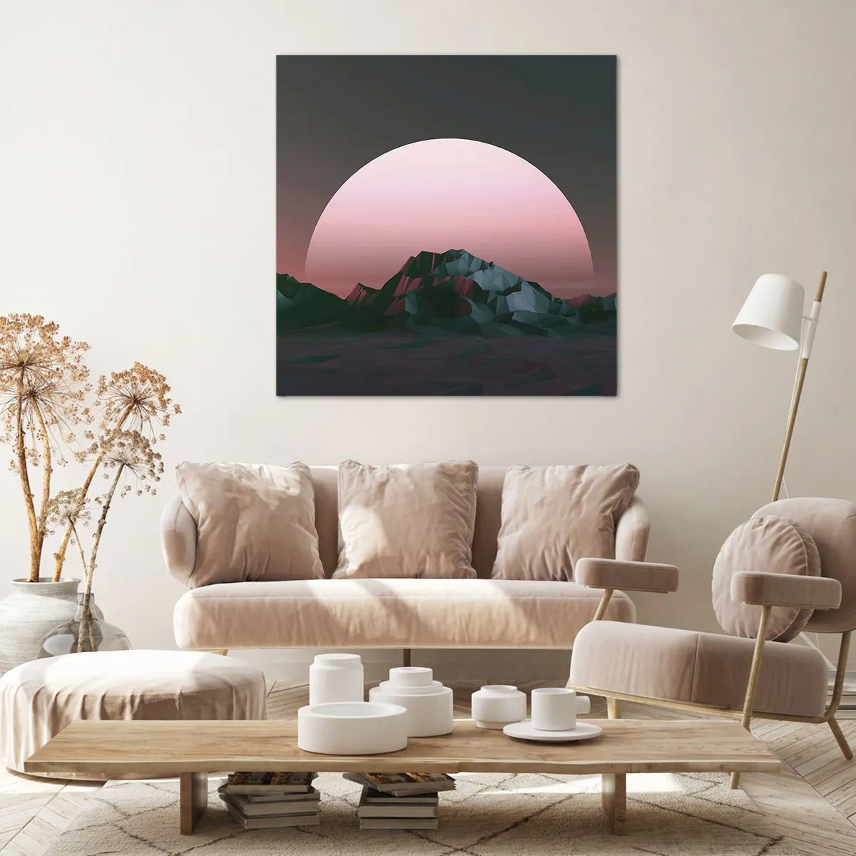 Lærredstryk - Billede på lærred - I en nabogalakse - 70x70 cm