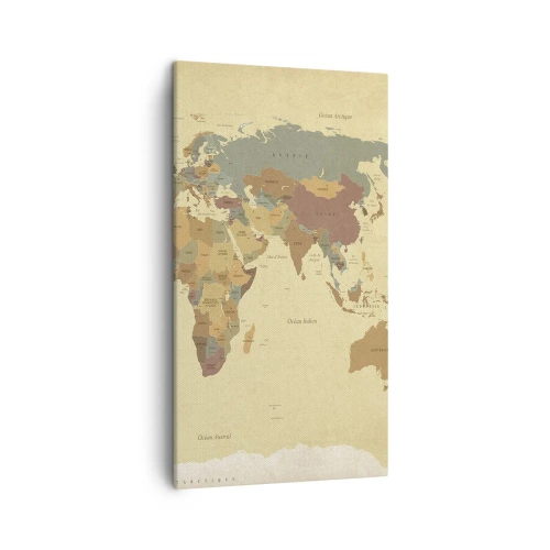 Lærredstryk - Billede på lærred - For dig - hele verden - 45x80 cm