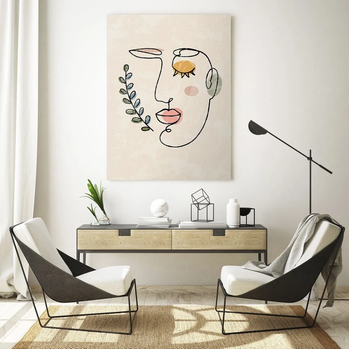 Billede på glas - Ro fundet - 70x100 cm