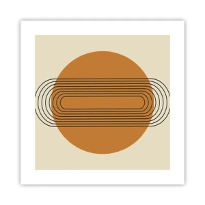Plakat - Den perfekte plan - 40x40 cm