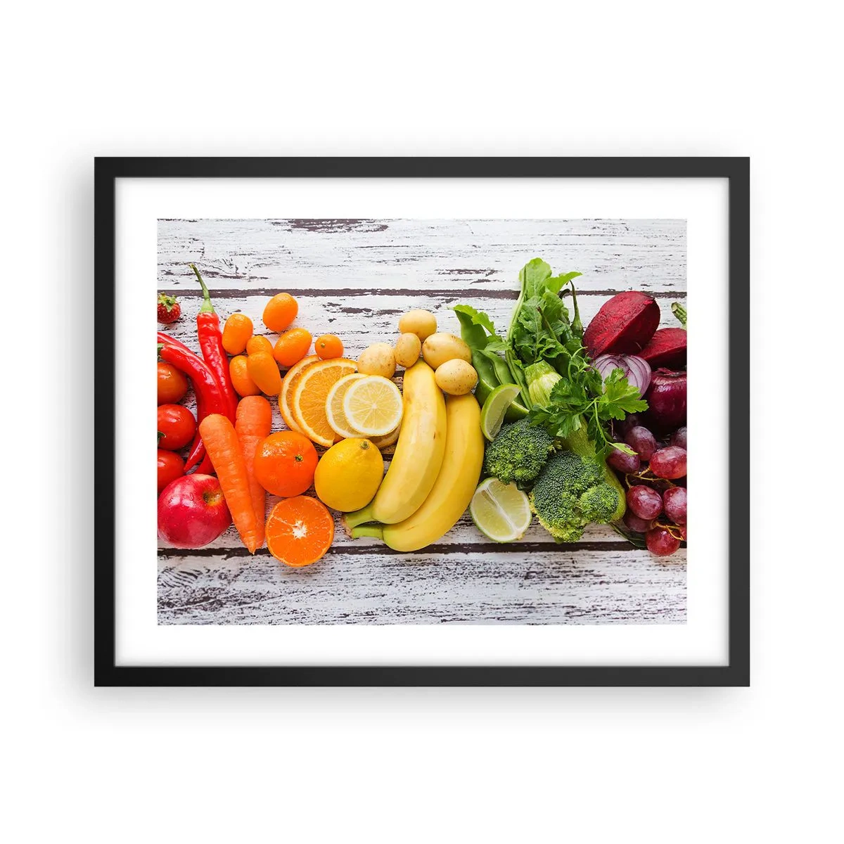 Plakat i sort ramme - Er det ikke nok? - 50x40 cm