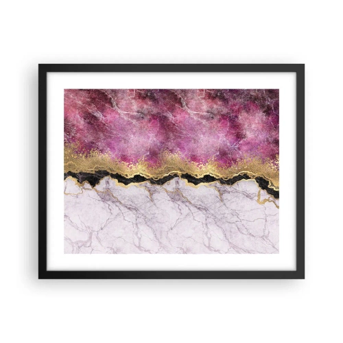 Plakat i sort ramme - På grænsen - 50x40 cm