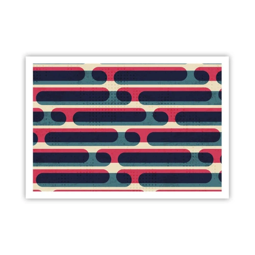 Plakat - Indad og fremad - 100x70 cm