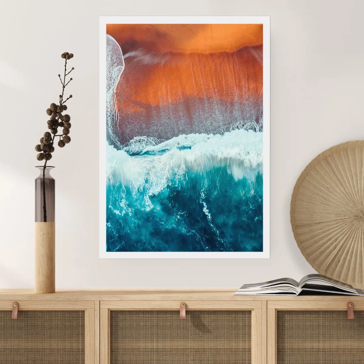 Plakat - Et strejf af havet - 70x100 cm