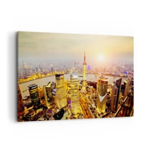 Lærredstryk - Billede på lærred - Den asiatiske drøm - 120x80 cm