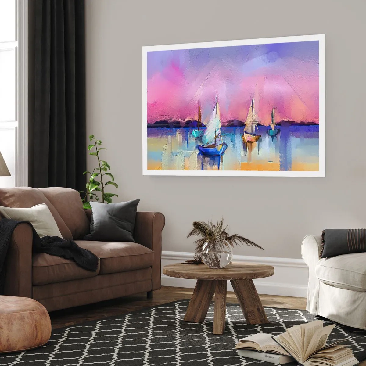 Plakat - Retning: brede farvande - 40x30 cm