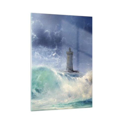 Billede på glas - På vagt mod elementerne - 50x70 cm