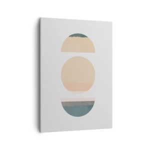 Lærredstryk - Billede på lærred - Hjul for hjul - 50x70 cm