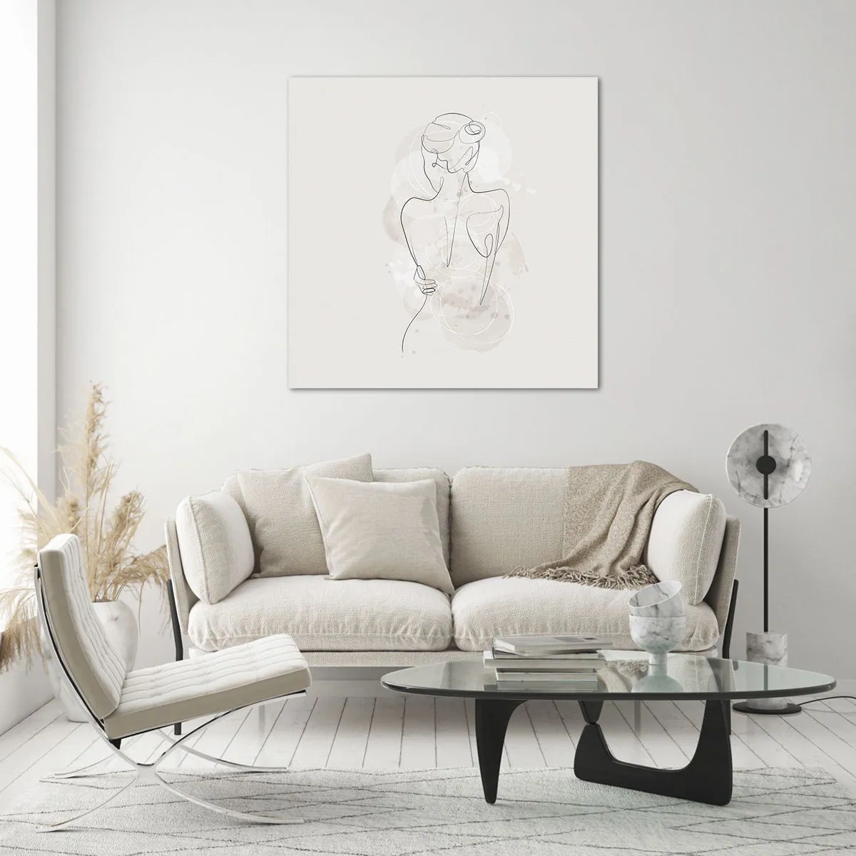 Billede på glas - Som et følsomt instrument - 60x60 cm