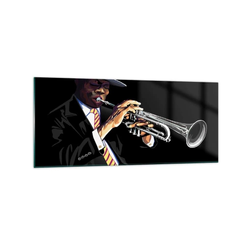 Billede på glas - Gammeldags charme - 120x50 cm