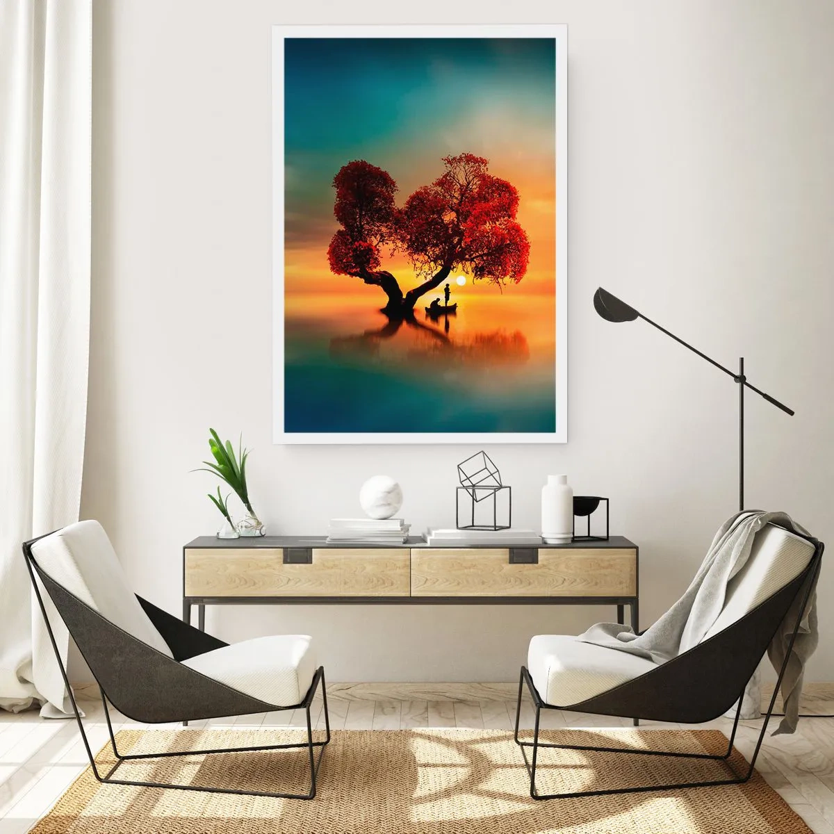 Plakat - Fjern og tavs verdensløshed - 40x50 cm