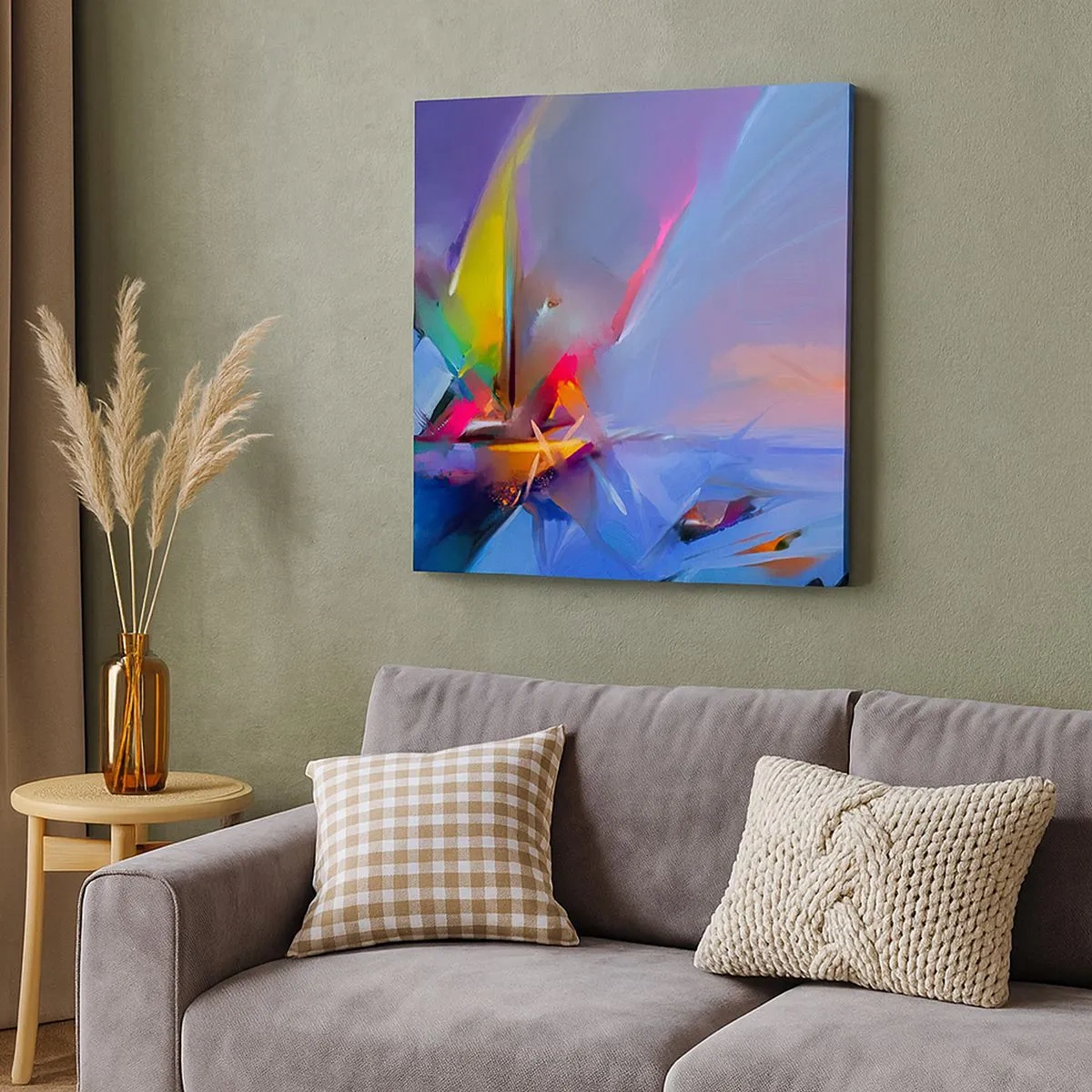 Lærredstryk - Billede på lærred - Propeller som en fugl - 30x30 cm