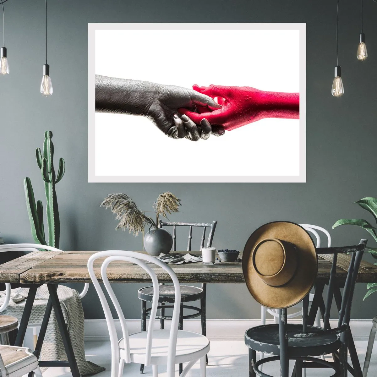 Plakat - Sammen, om end forskellige - 91x61 cm