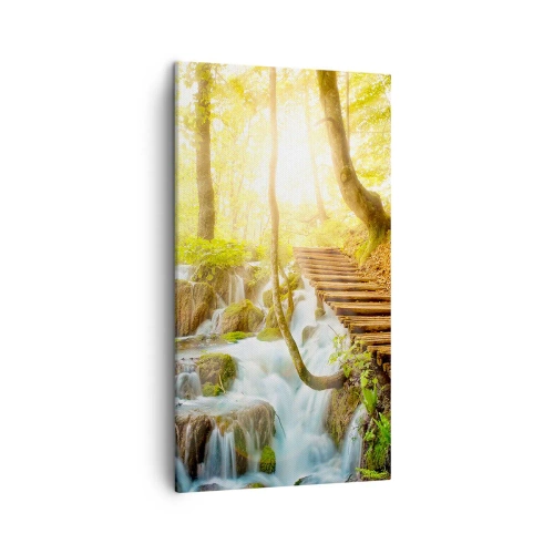 Lærredstryk - Billede på lærred - Den ønskede kølighed - 45x80 cm