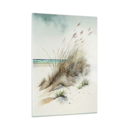 Billede på glas - Pakket ind i sand - 50x70 cm