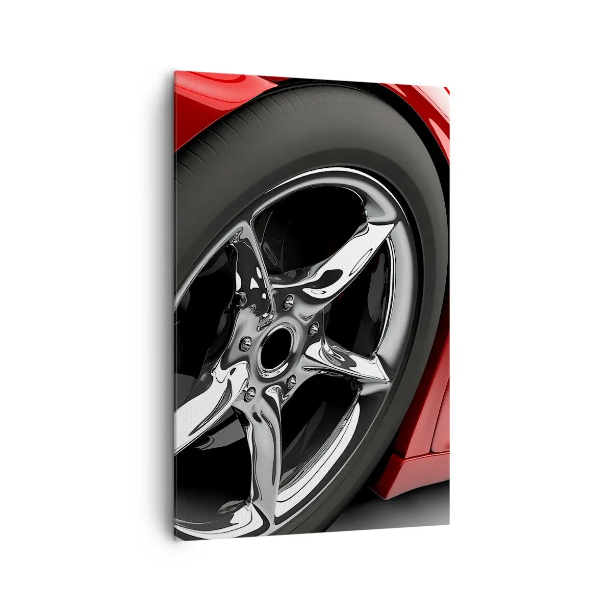 Lærredstryk - Billede på lærred - Lavet til fart - 80x120 cm