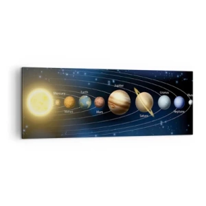 Lærredstryk - Billede på lærred - En ud af ti - 140x50 cm