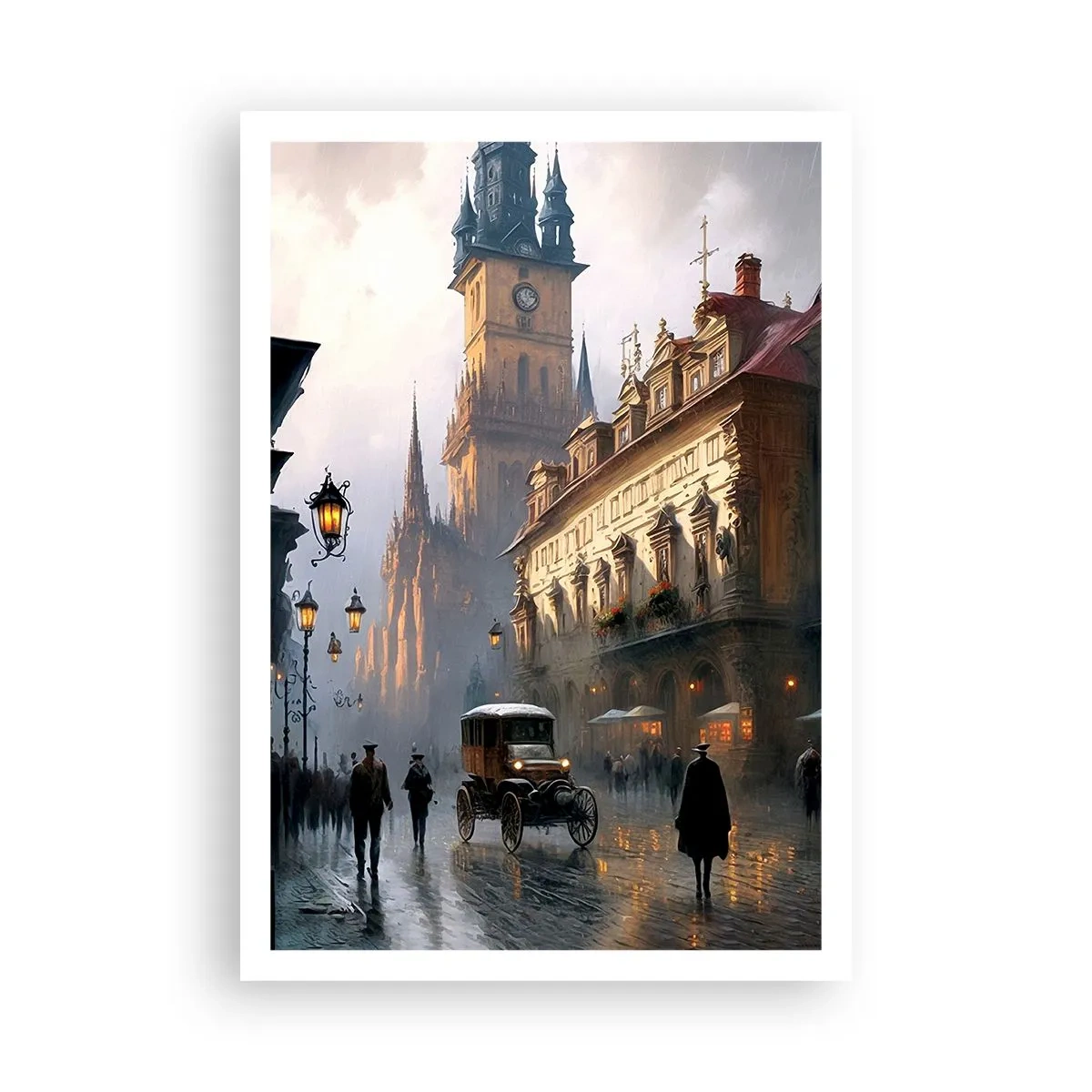 Plakat - Magien i en aften i Prag - 70x100 cm