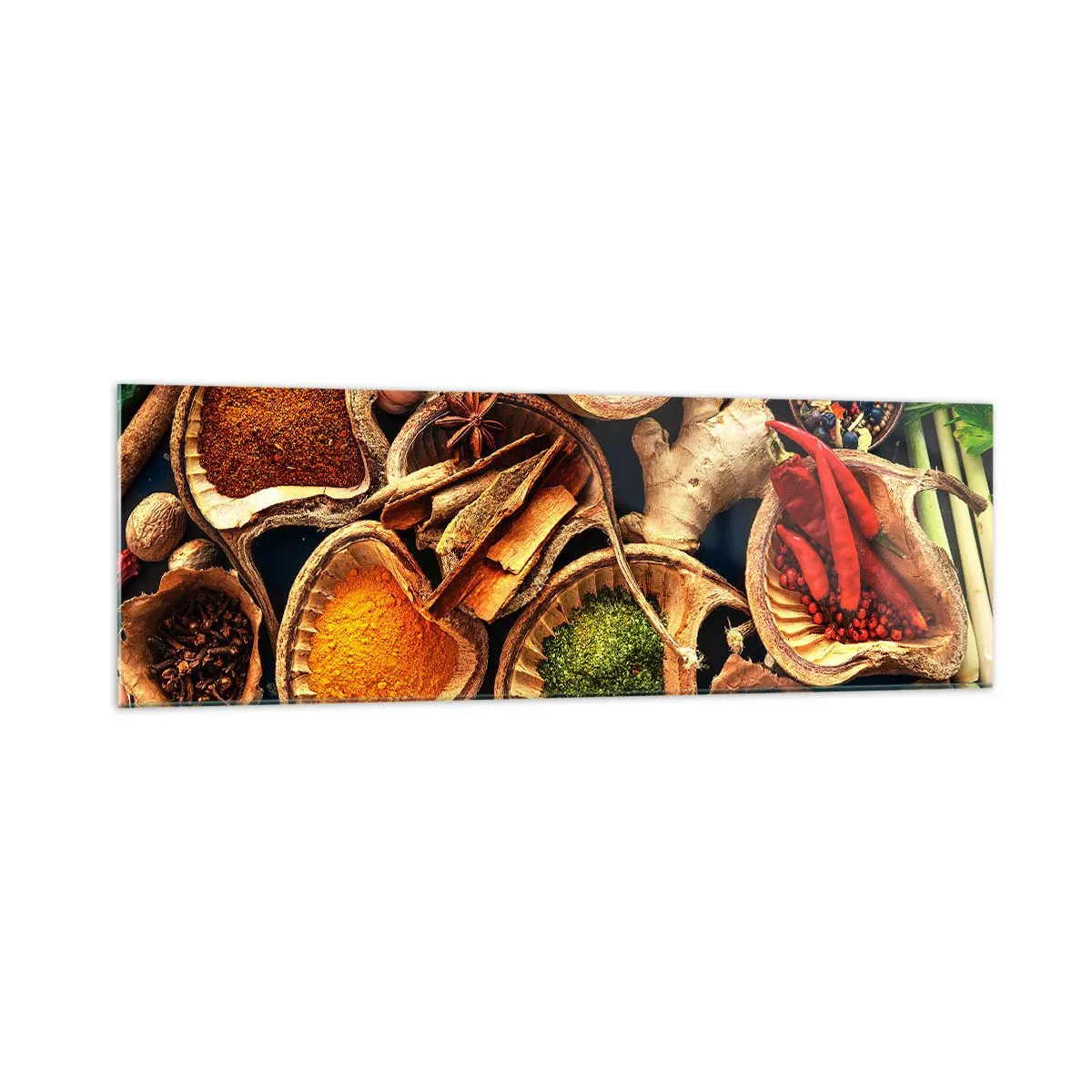 Billede på glas - Tag, hvad du vil have - 160x50 cm