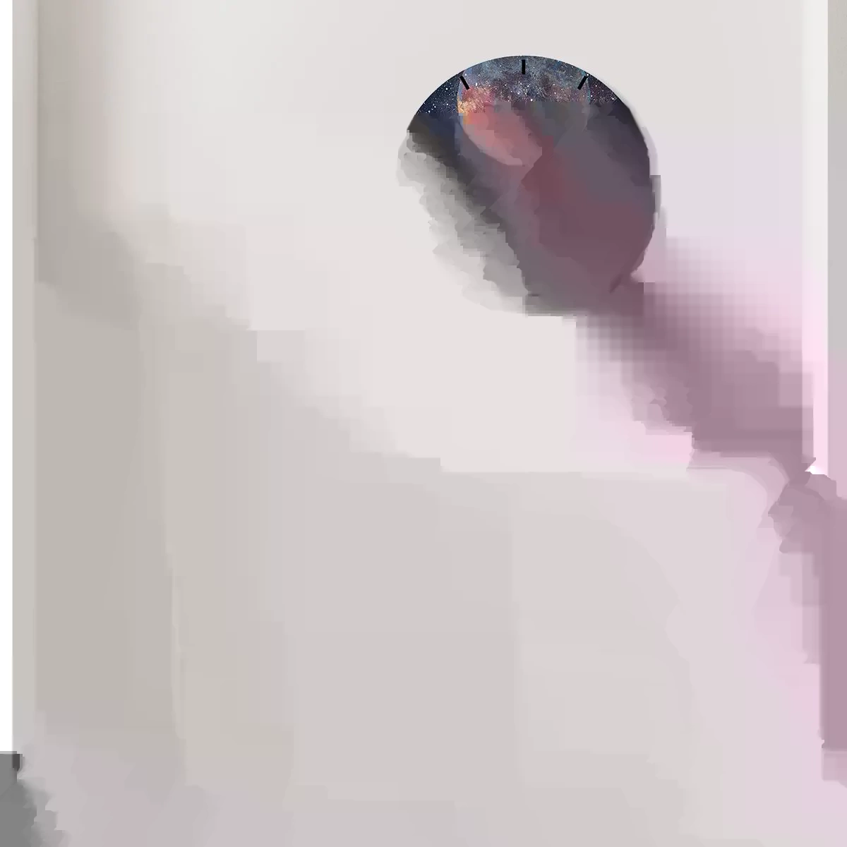 Vægur, Uret - Glæd dig i skyerne - 40x40 cm